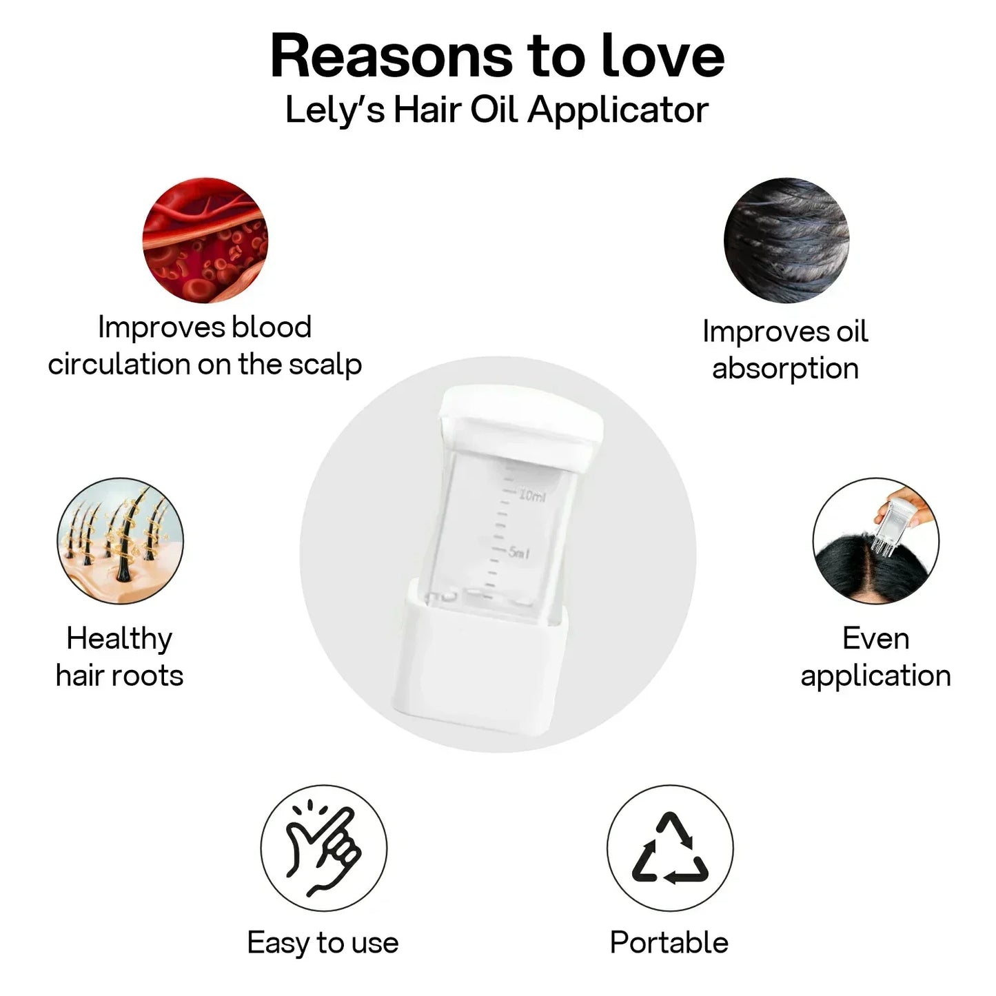 Scalp Root Hair Oil Applicator